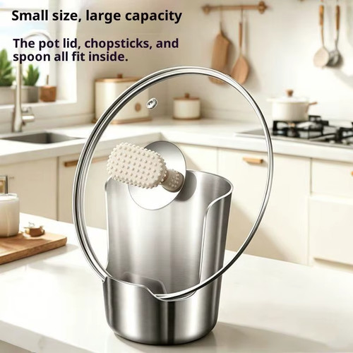 2in1 stainless steel spoon lid - 2in1,